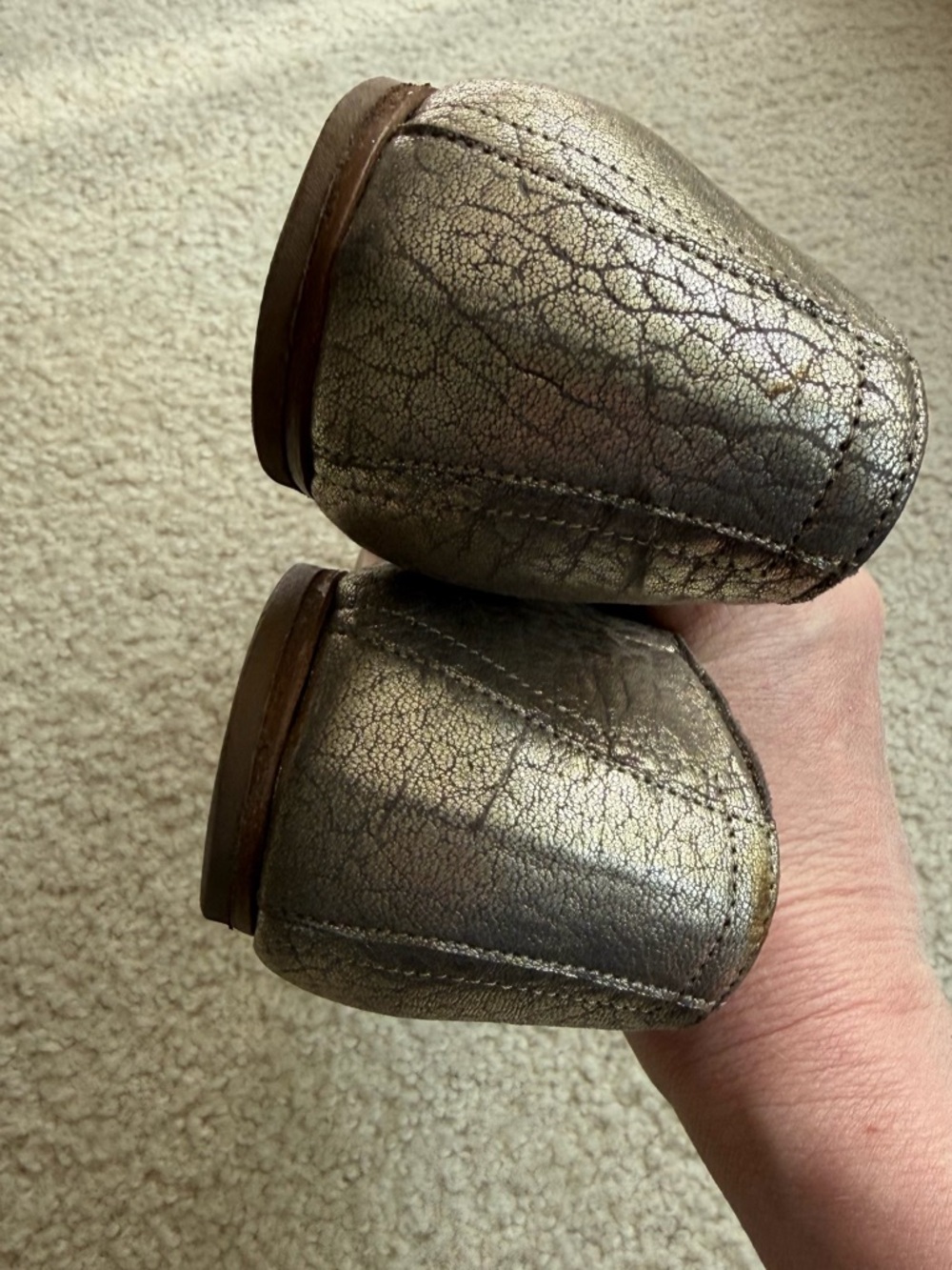 Zero + Maria Cornejo Gold Flats View 4
